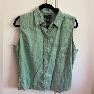 Ralph Lauren linen top XL